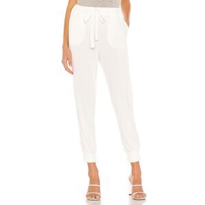 1. STATE Womens Lounge Pants Stretch Pocketed Cropped Drawstring